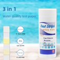 thumbnail image 4 of Esaierr Pool Test Strips,Ph Strips Chlorine Alkalinity,Bromine Hardness Test Paper Test Strips 50PCS, 4 of 5