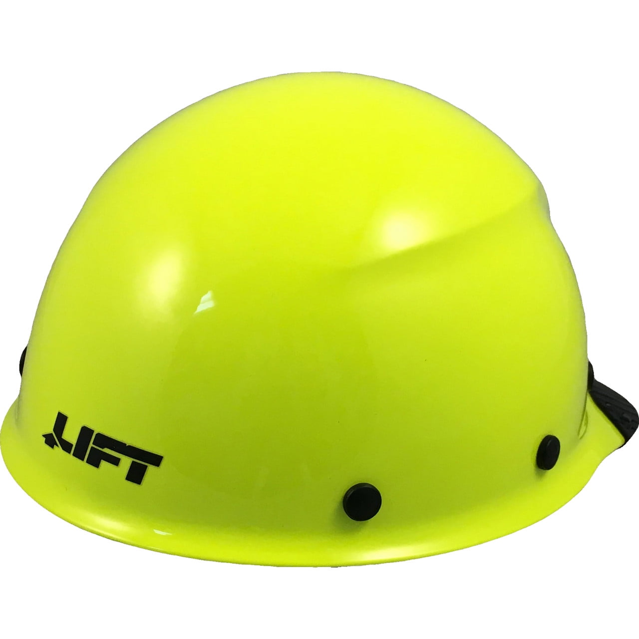DAX Fiberglass Composite Hard Hat - Cap Style Factory Hi Viz Lime with Tote