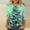Green, variant on Holiday Gifts! Titcea Christmas Shirts for Women 3/4 Sleeve Round Neck Fashion Christmas Print Pullover Sweaters 2024 Loose Comfortable Casual Tops