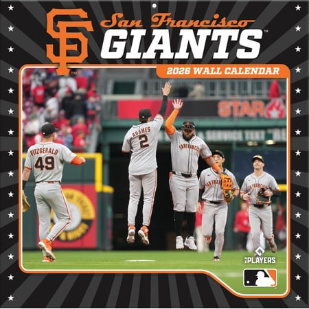 San Francisco Giants 2026 12M Turner Wall Calendar – Pf