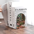 thumbnail image 6 of Pofeuu Dog On Floral Couch Print Large Bookend Hold Heavy Books- Wood Bookends for Heavy Books Heavy Duty Book Ends Wood Bookends for Office Desk Non-Skid, 6 of 7