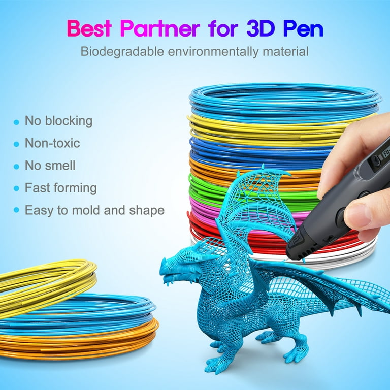 3D Printer Filaments 200 Meters 20 colors 3D Printing Pen Plastic Threads  Wire 1.75 mm Printer Consumables 3D Pen Filament PLA - Price history &  Review, AliExpress Seller - Aveiro Official Store