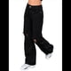 thumbnail image 3 of Pantalones Vaqueros Rotos de Cintura Alta para Mujer, Desgastados, Holgados, Rectos y de Pierna Negro S, 3 of 7