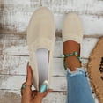 thumbnail image 4 of Mepaouo Ballerines pour Femmes Confortables à Bout Rond en Tricot à Enfiler Chaussures Décontractées de Bureau Robe Mary Jane, 4 of 8