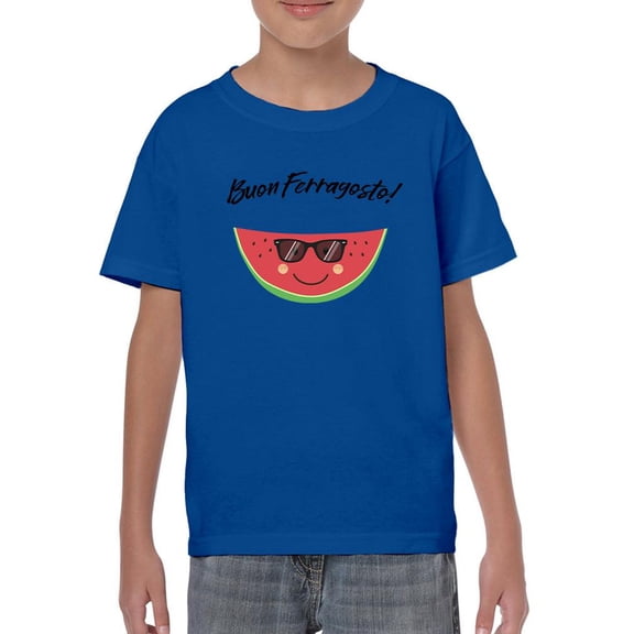 Buon Ferragosto Cool Watermelon T-Shirt Juniors -Image by Shutterstock, x-Small