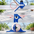 12 Inch 4-Piece Combination Square Ruler Set with 4R Graduation ...