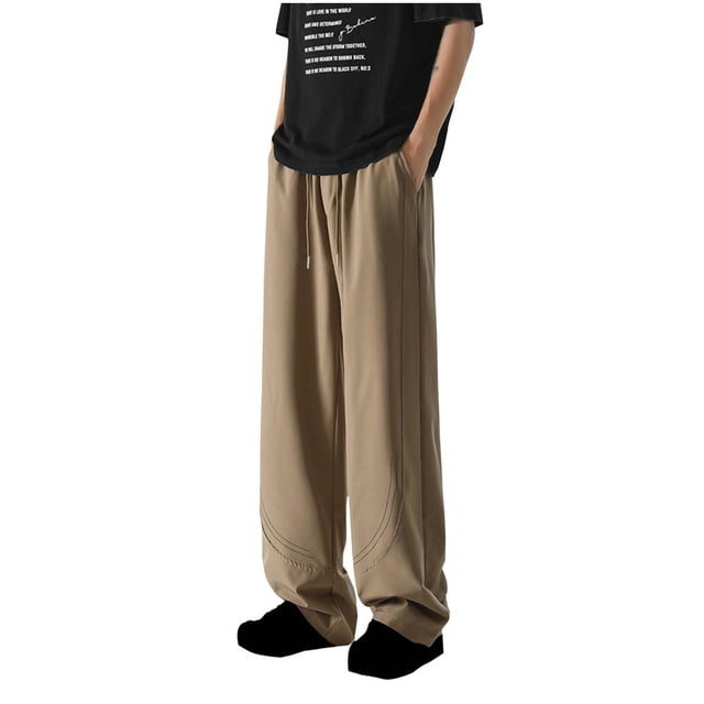 Birdeem Cargo Pants for Men with Pocketsman Splice Printing Drawstring Pockets Straight Barrel Cargo Pantswork Cargo Pants Men