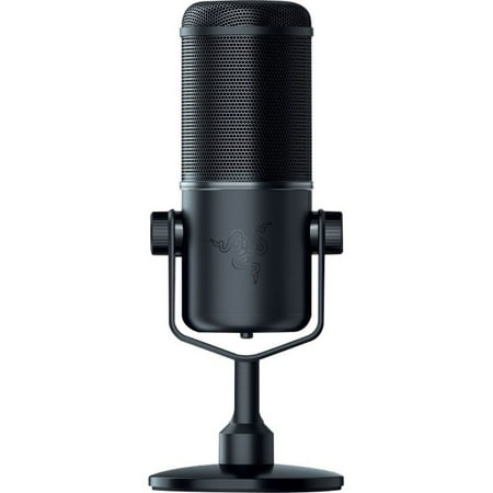 Mic Capsule - Razer Seiren Elite: Single Dynamic Capsule - Built-In High-Pass Filter - Digital/Analog Limiter - Professional Grade Streaming Microphone