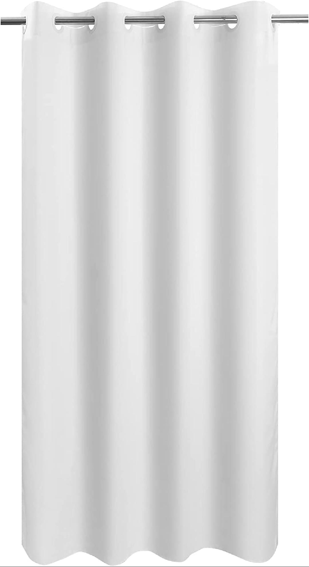 Stall Fabric Shower Curtain No Hooks or Liner Needed Soft Shower Stall Curtain 54" x 78" Hotel