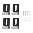 thumbnail image 1 of Visland Metal Mirror Clips Wide Channel Mirror Hanger Clip Kit Rustproof Strong Load-bearing Wall Mounting Large Heavy Retainer Clips, 1 of 8