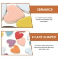 thumbnail image 6 of Rhewides Mixed Color Heart Ceramic Pieces Stained Glass Tile Assortment 200g for Crafts Plates Picture Frames Flowerpots Jewelry Making, 6 of 11