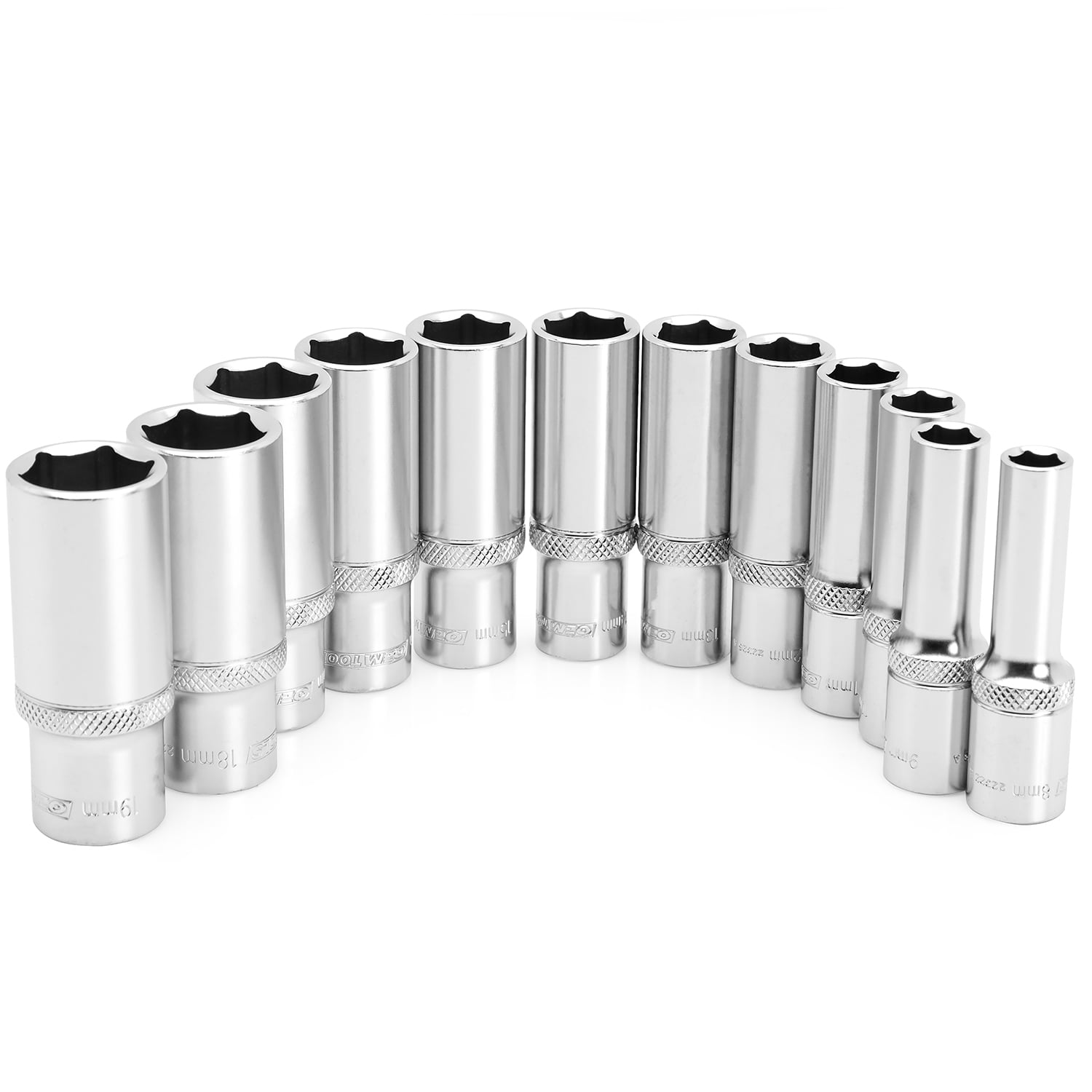 OEMTools 12 Piece 3/8" Deep Socket Set (Metric)
