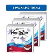 (3 pack) (3 Pack) Vanity Fair Everyday Design Collection Napkins, 80 Count