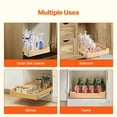 thumbnail image 6 of VEVOR Pull Out Cabinet Organizer, 17"W x 21"D Cabinet Drawer, Soft Close Slide out Shelf, Heavy-Duty Sliding Wood Drawer, Bottom and Side Assembly Base Cabinet Organization, Kitchen Pantry Bathroom, 6 of 9
