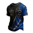 thumbnail image 3 of CONZONE Mens Italy Soccer T-Shirts Short Sleeve International Football T Shirts For Men Crew Neck Graphic Casual Workout Tee Tops, 3 of 6