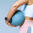 thumbnail image 4 of Correa de reloj compatible con Apple Watch, hebilla ajustable, correa trenzada elástica para 38/40/41 mm, 2 piezas, 4 of 5