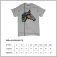 thumbnail image 5 of Tee Hunt Dean Russo Colorful Horse T-Shirt Neon Mosaic Wild Mustang Men's Tee, Gray, Large, 5 of 5