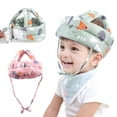 thumbnail image 3 of Casco de seguridad para bebé, sombrero de protección para la cabeza, almohadilla anticaída, gorro de choque para aprender a caminar, ajustable, 3 of 4