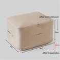 thumbnail image 3 of Ultra Space Saving Self Compression Organiser, Movable Large Self-Compressing Movable Organiser Bags With Handle And Zip, For Duvets, Blankets, 3 of 6