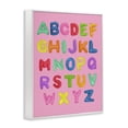 thumbnail image 2 of Stupell Industries Contemporary Gummy Alphabet over Pink White Framed Giclee Art, 16 x 20, by LISH Creative, 2 of 8