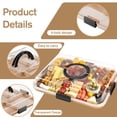 thumbnail image 2 of GIRACOA Charcuterie Board with Clear Lid & Handle – 4 Cheese Tools Included, Compartmentalized Cutting Board for Parties, Travel & Picnics, 2 of 7