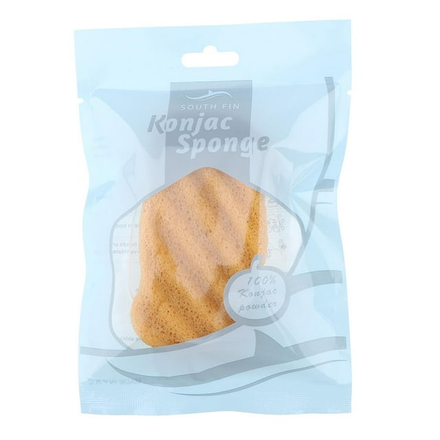 BELOVING Éponge Nettoyante pour le Visage et le Corps, Jaune Curcuma