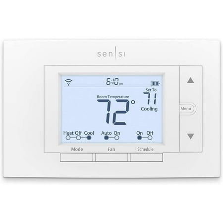 New Emerson Model 1F87U-42WF Sensor Wi-Fi Thermostat for Smart Home, Pro Version, Works with Alexa
