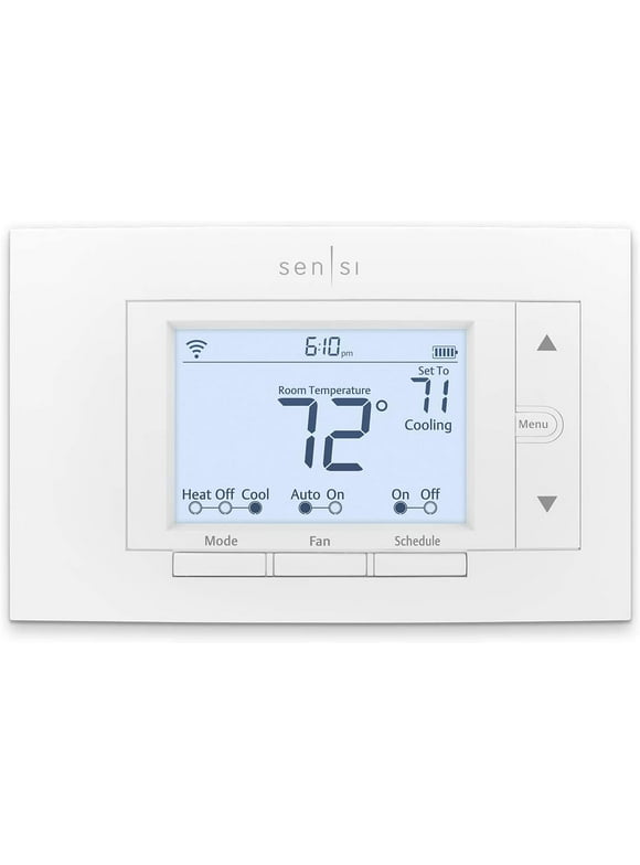 Emerson Sensi Wi-Fi Thermostat for Smart Home, Pro Version, Works with Alexa, Energy Star Certified