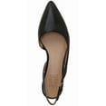 thumbnail image 4 of Naturalizer Women's Banks Slingback Pumps Black Leather 9XW, 4 of 5