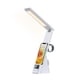 thumbnail image 3 of Lámpara de escritorio LED 3 en 1 Lámpara de mesa 3 Nivel regulable Cargador inalámbrico Qi rápido Luz de lectura plegable con reloj oso de fresa  Electrónica, 3 of 4