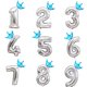 thumbnail image 1 of Figuras de helio Air Digit0 de 32 pulgadas para niños, 1, 2, 3, 4, 5, 6, 7, 8, 9, gran número de corona, globos de aluminio, decoraciones para fiestas de cumpleaños（style 14 number 9, 1 of 5