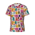 thumbnail image 3 of Rocae Cute Doodles for Men's Moisture-Wicking Crew Tee - T-Shirt for Sports, Outdoor Activities, and Casual WearXX-Large, 3 of 9