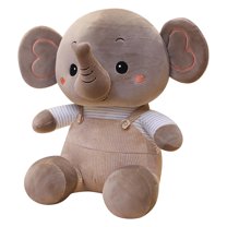 nTRIUQJ Adorable Elephant Stuffed Animal Soft Toy for Kids Nursery C