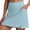 Light Blue, variant on Golf Skorts Skirts for Woman High Waisted Tennis Skirt Elastic Belt Short Skirts Side Zipper Pocket Athletic Skirt