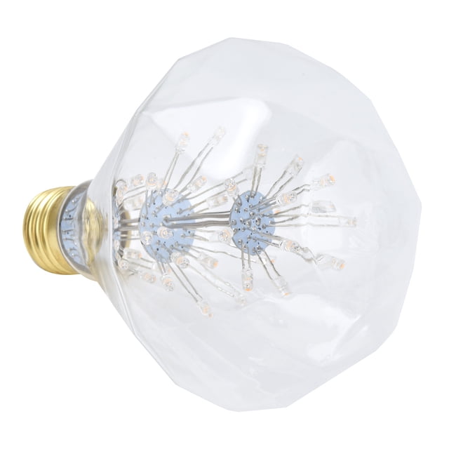 Bombilla LED de vidrio vintage 3W E27 Bombilla redonda decorativa festiva antigua 85?265V Luz cálida