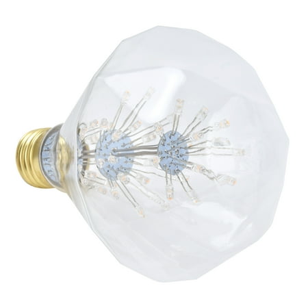

Mgaxyff Home Decoration Round Bulb Vintage Glass LED Light Bulb 3W E27 Antique Festive Decorative Round Bulb 85‑265V Warm Light