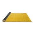 thumbnail image 2 of Ahgly Company Indoor Square Solid Yellow Modern Area Rugs, 8' Square, 2 of 4