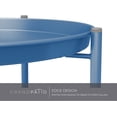thumbnail image 6 of ‎JTAOT Outdoor Steel Round End Table, Peacock Blue, 6 of 14