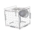 thumbnail image 3 of Stgfyxgs Breeding Box, Breeding Box, Transparent Suction Cup Square Aquarium Supply for Newborn Young 8cmx8cmx8cm, 3 of 9