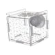 thumbnail image 3 of Caja para de peces de acuario, accesorio para acuario, caja de cría de aislamiento de peces transparente para Guppy, recién nacido, freír, 8cmx8cmx8cm, 3 of 9