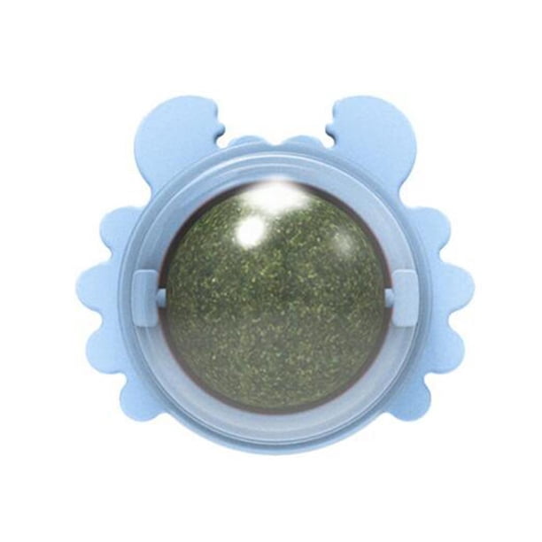 Juguetes giratorios para gatos con bola para lamer Catnip Snack Kitten Molar (Azul) Tmvgtek Oficina Multiescena Multifunción