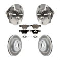 thumbnail image 1 of Transit Auto Front Hub Bearing Assembly Coated Disc Brake Rotors and Semi-Metallic Pads Kit for Car 2012-2016 BMW 528i xDrive Without Performance Brakes with 330mm Diameter Rotor KBB-103772, 1 of 11
