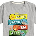 thumbnail image 3 of Pokémon - Kanto Starters - Youth Short Sleeve Graphic T-Shirt, 3 of 5