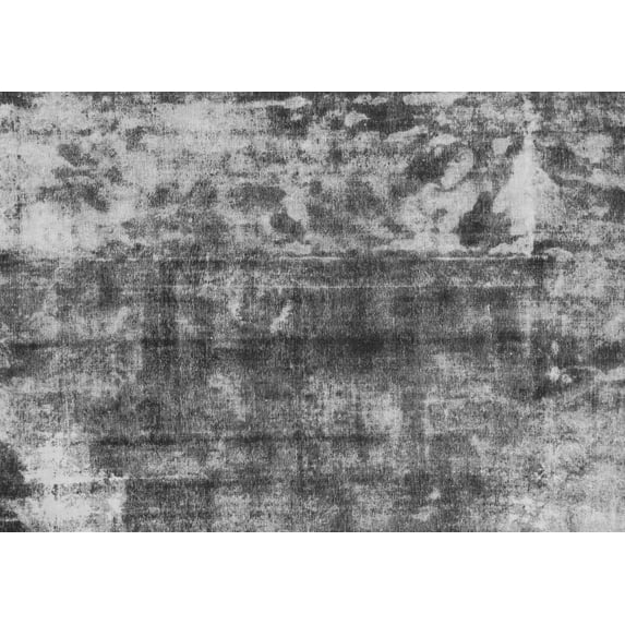 Ahgly Company Indoor Rectangle Abstract Gray Modern Area Rugs, 8' x 10'
