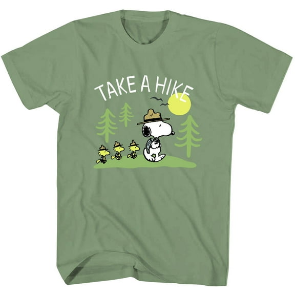 Peanuts Snoopy Take A Hike T-Shirt Size: Small