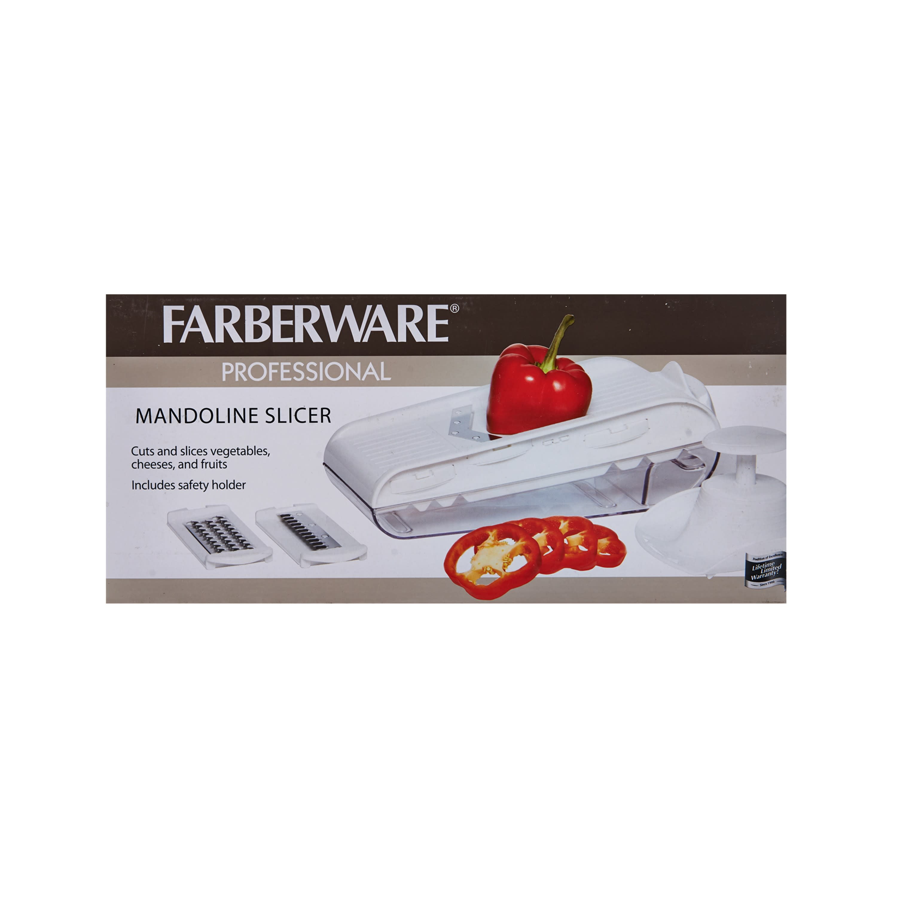 Farberware Professional Mandolin Multi Slicer, White