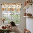 thumbnail image 6 of Orange Pumpkins Fall Kitchen Valances for Windows 54x18 Inch Kitchen Curtains Valances Rod Pocket Thanksgiving Maple Leaf Sunflower Autumn Bathroom Window Valances for Window Treatment Decor, 6 of 6