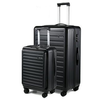 Chariot Gatsby 2-Piece Hardside Carry-On Spinner Luggage Set - Black ...