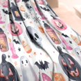 thumbnail image 3 of Throw Blanket Gifts for Women Men, Halloween Pumphkin Scary Flannel Fleece Blanket for Home Decor, Halloween Birthday Gifts for Friends Family, 60"X50", 3 of 5