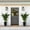 Black, variant on Large Planters with Built-In Drainage System and Water Level Monitor, Planter Set of 2, Self-Watering Flower Pots for Indoor and Outdoor Use, Perfect for Porch, Patio, Backyard
